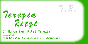 terezia ritzl business card